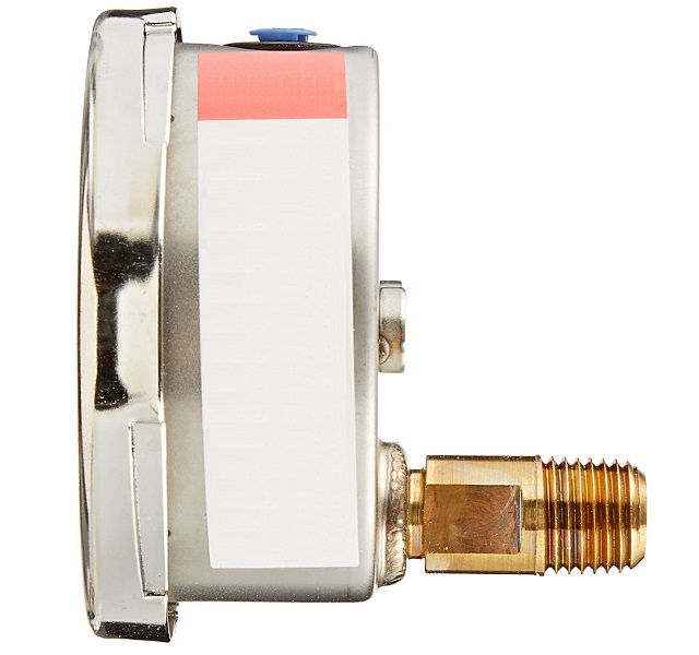 Model J7 Gauge - 1/4" NPT Lower Back Connection - Non Fillable